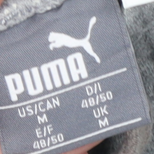 Puma Mens Grey Jogger Sweatpants M Regular Fit Casual Tapered