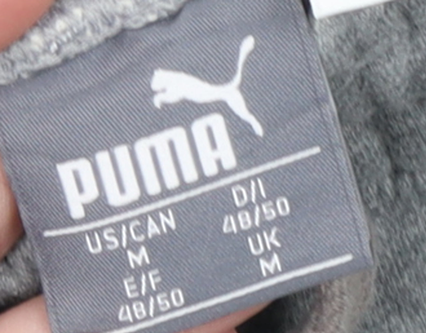 Puma Mens Grey Jogger Sweatpants M Regular Fit Casual Tapered