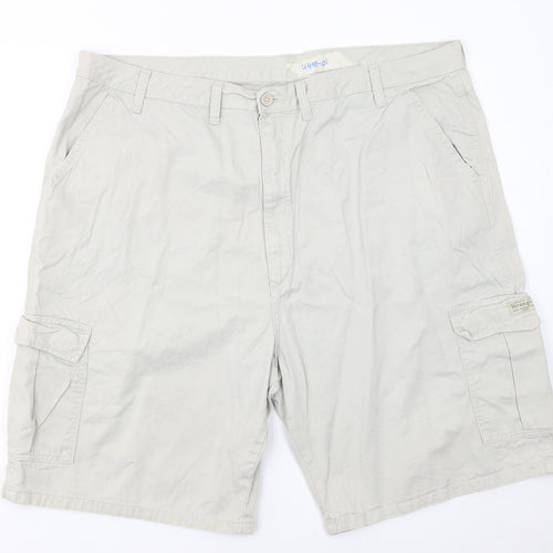 Wrangler Mens Beige Cargo Shorts Size 44 Cotton Lightweight