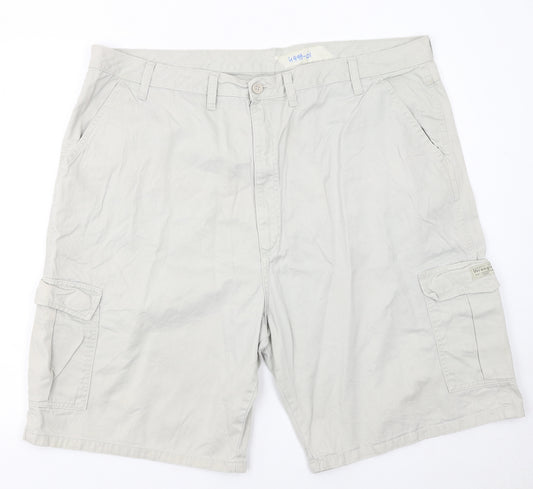 Wrangler Mens Beige Cargo Shorts Size 44 Cotton Lightweight
