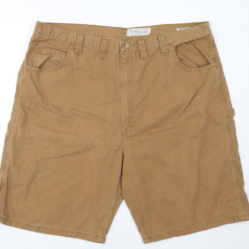 Wrangler Men's Beige Cotton Carpenter Cargo Shorts Size 44