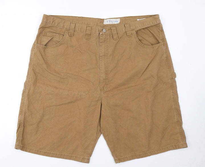 Wrangler Men's Beige Cotton Carpenter Cargo Shorts Size 44