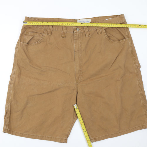 Wrangler Men's Beige Cotton Carpenter Cargo Shorts Size 44