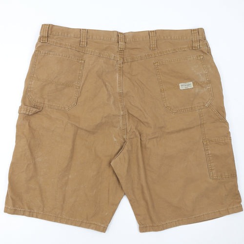 Wrangler Men's Beige Cotton Carpenter Cargo Shorts Size 44
