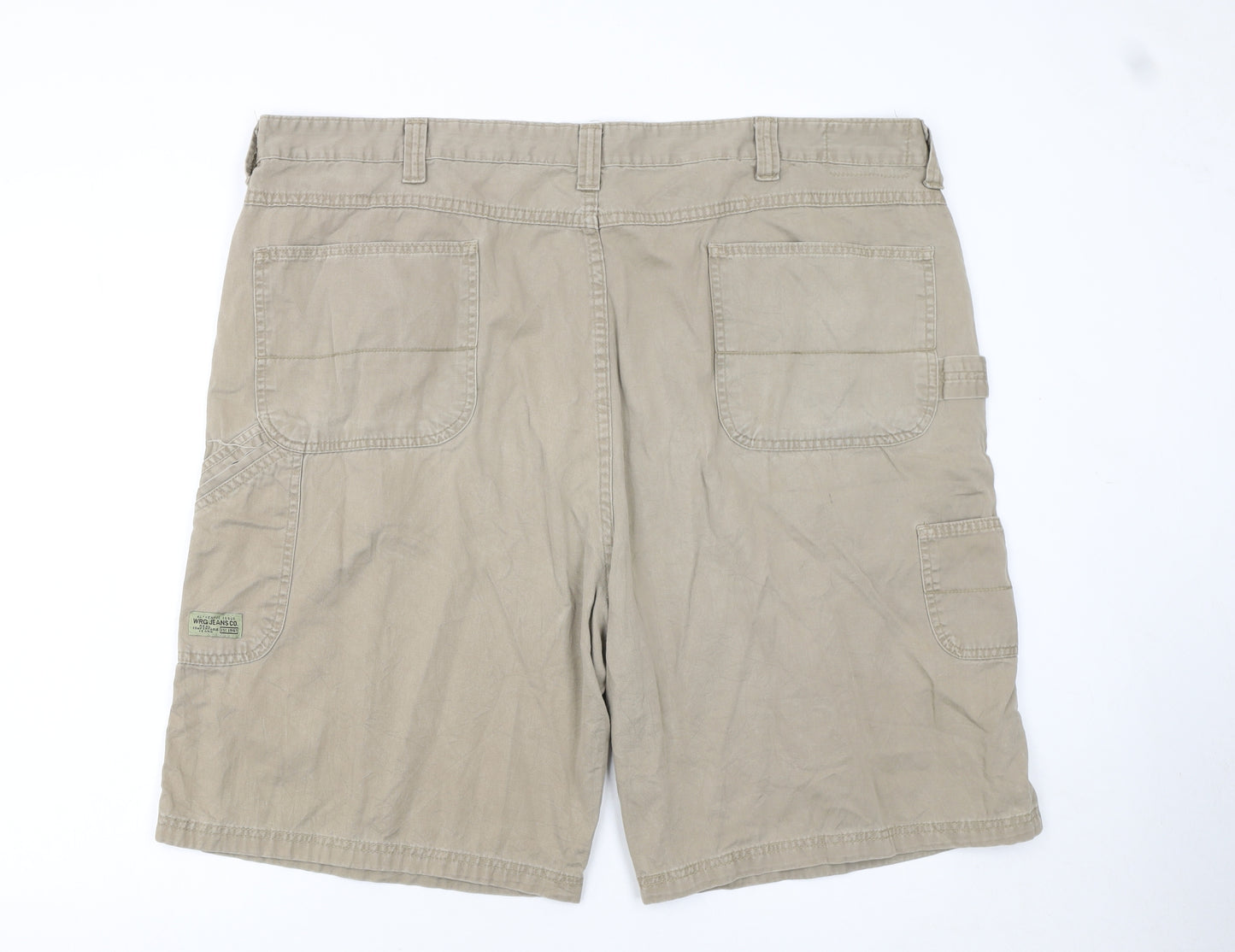 WRG Jeans Co. Men's Beige Cargo Shorts Size 46 Cotton Workwear