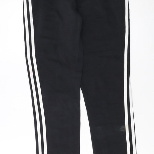 Adidas Women's Black Jogger Trousers Size S Elastic Waist