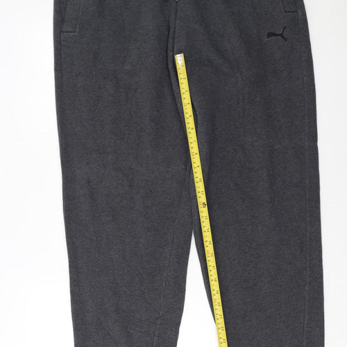 Puma Men's Grey XL Sweatpants Joggers Regular Fit
