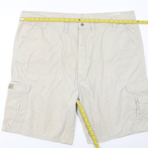Wrangler Originals Men's Beige Cargo Shorts Size 46 Cotton Casual