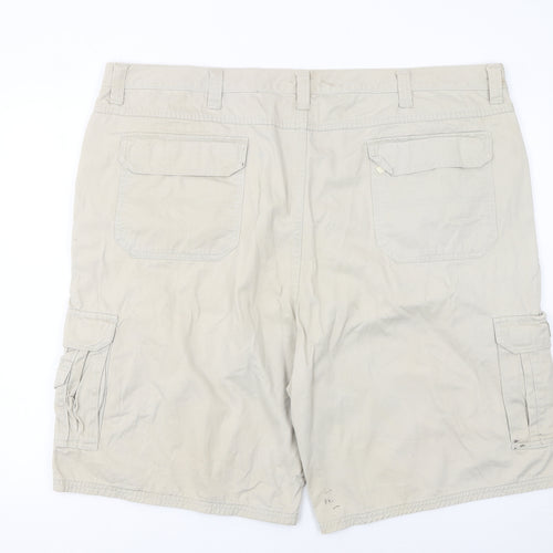 Wrangler Originals Men's Beige Cargo Shorts Size 46 Cotton Casual