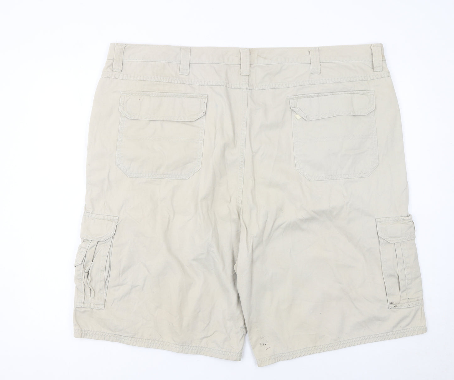 Wrangler Originals Men's Beige Cargo Shorts Size 46 Cotton Casual