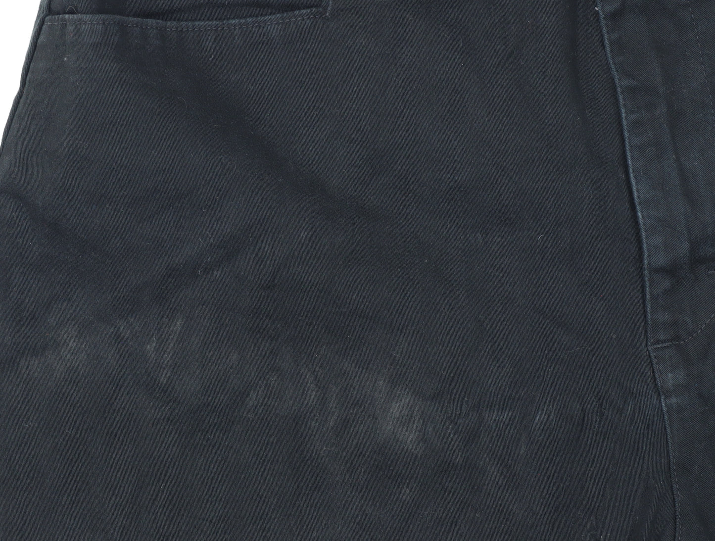 Lee Women's Black Chino Shorts Size 18 Stretch Cotton Blend