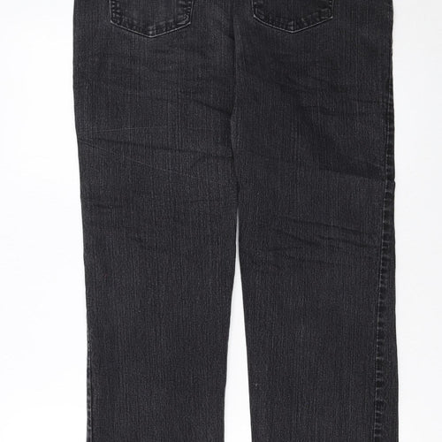 Lee Women's Petite Black Classic Fit Straight Leg Jeans Size 12