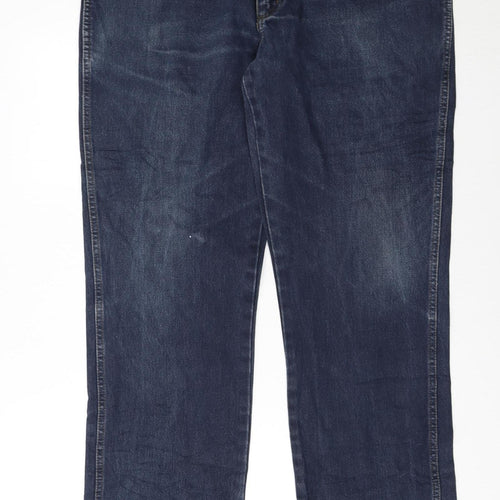 Wrangler Men's Blue Texas Straight Leg Denim Jeans W38 L34