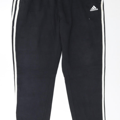Adidas Men's Black Jogger Trousers L Sports Casual