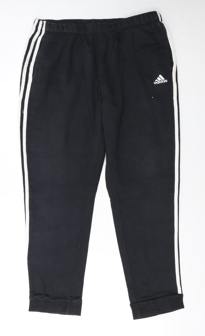 Adidas Men's Black Jogger Trousers L Sports Casual