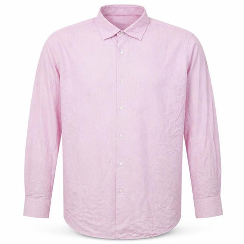 Hugo Boss Men's Pink Regular Fit Long Sleeve Button-Up Shirt Size 17.5