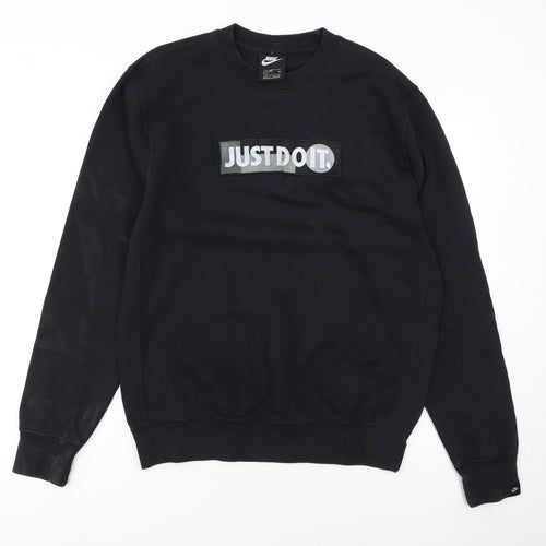 Nike Women's Black Just Do It Crew Neck Sweatshirt Size S