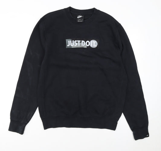 Nike Women's Black Just Do It Crew Neck Sweatshirt Size S