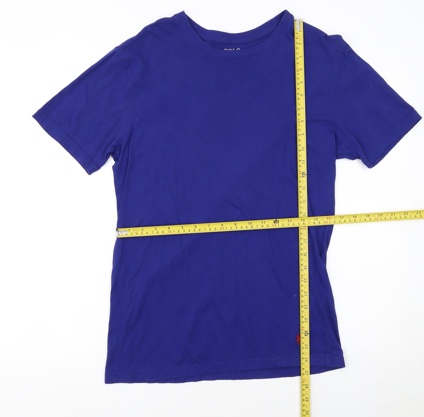 Ralph Lauren Men's Blue Cotton Crew Neck T-Shirt Size S