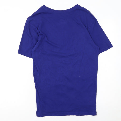 Ralph Lauren Men's Blue Cotton Crew Neck T-Shirt Size S