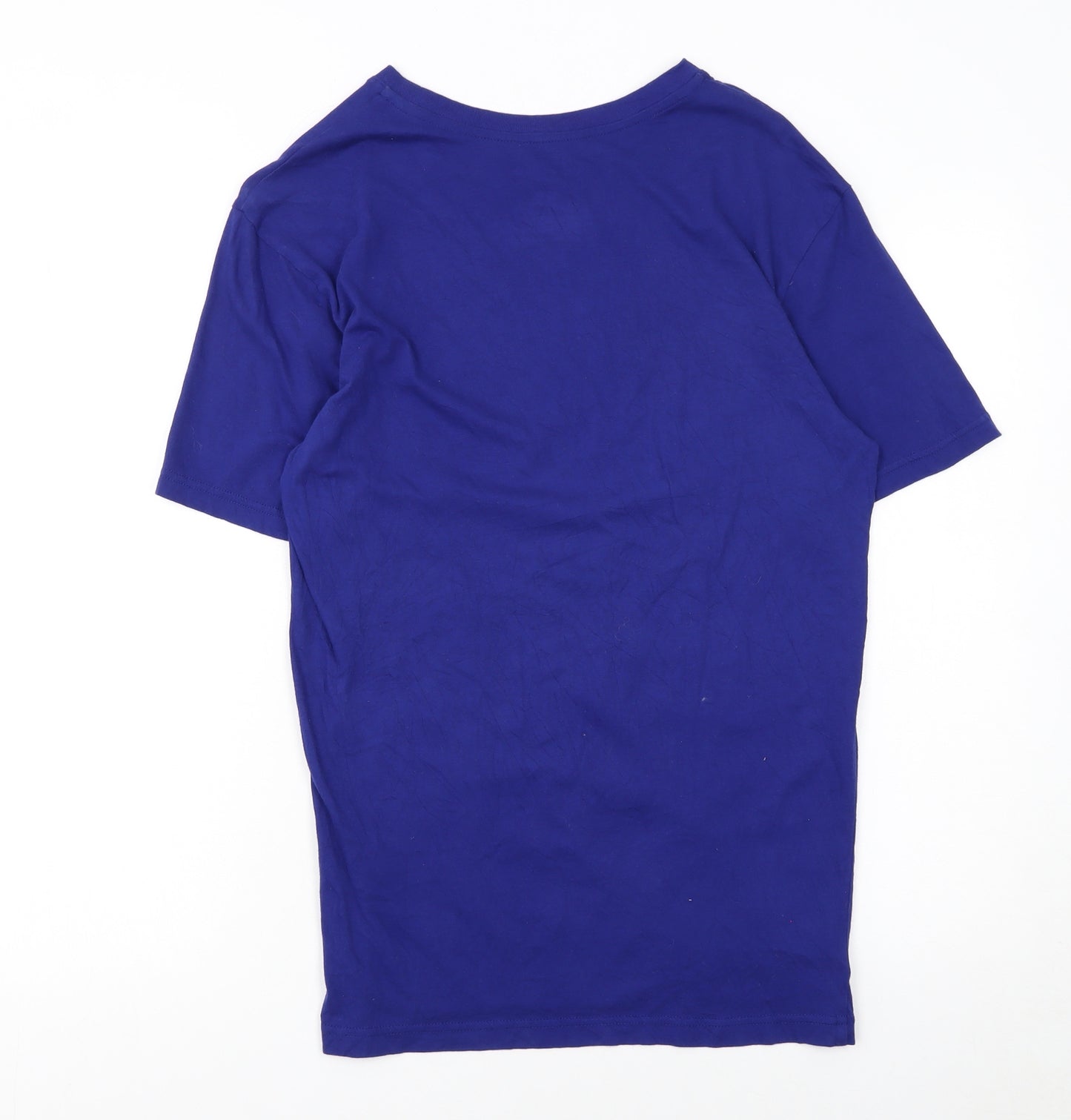 Ralph Lauren Men's Blue Cotton Crew Neck T-Shirt Size S