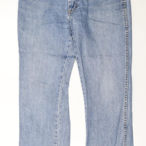 Wrangler Mens Blue Denim Texas Regular Straight Jeans W34 L32