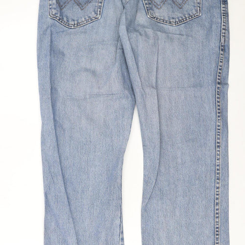 Wrangler Mens Blue Denim Texas Regular Straight Jeans W34 L32