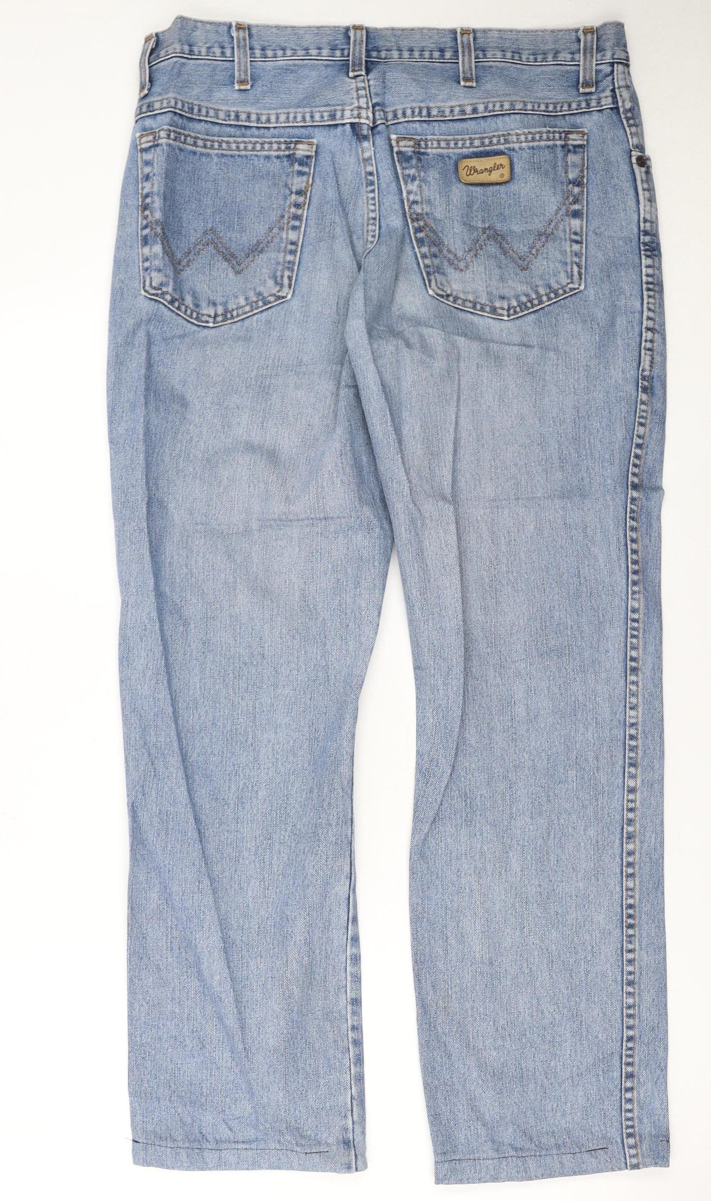 Wrangler Mens Blue Denim Texas Regular Straight Jeans W34 L32