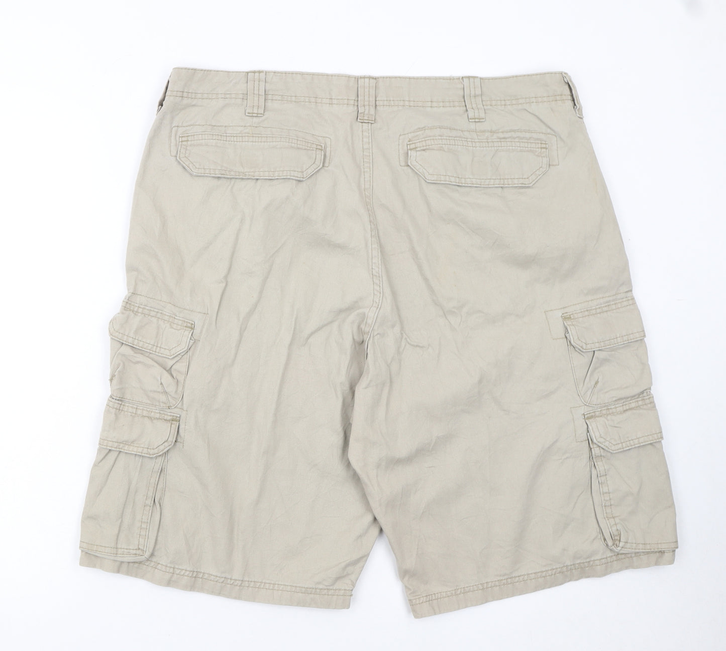 Lee Dungarees Men's Beige Cargo Shorts Size 36 Regular Fit