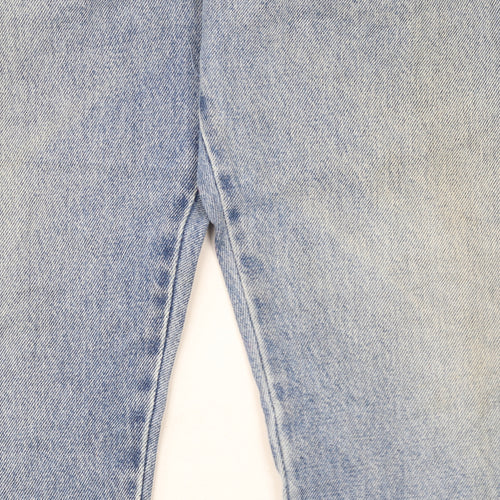 Wrangler Men's Light Blue 36x30 Straight Regular Fit Denim Jeans