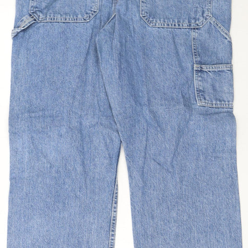Lee Men’s Blue Straight Leg Denim Jeans 36W x 30L Cotton Regular Fit