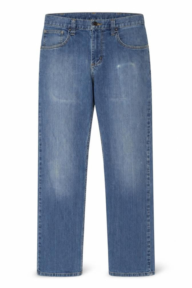 Carhartt Men's Blue Relaxed Fit Straight Denim Jeans 34x32