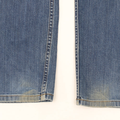 Carhartt Men's Blue Relaxed Fit Straight Denim Jeans 34x32