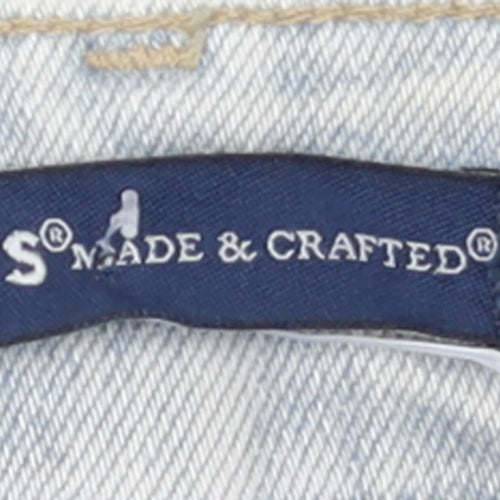 Levi's Made & Crafted Women's Light Blue Skinny Fringe Jeans Size 12