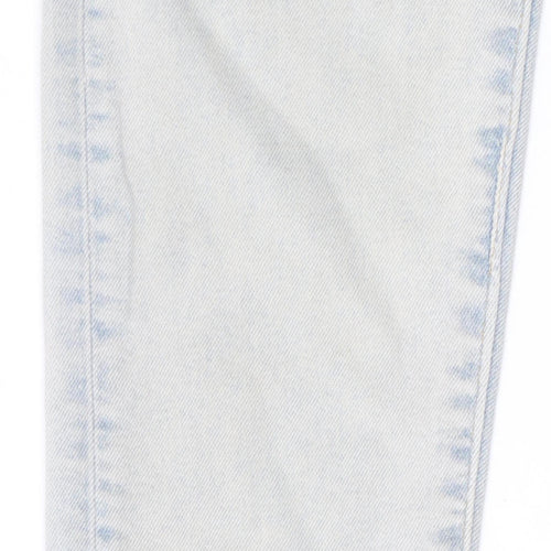 Levi's Made & Crafted Women's Light Blue Skinny Fringe Jeans Size 12