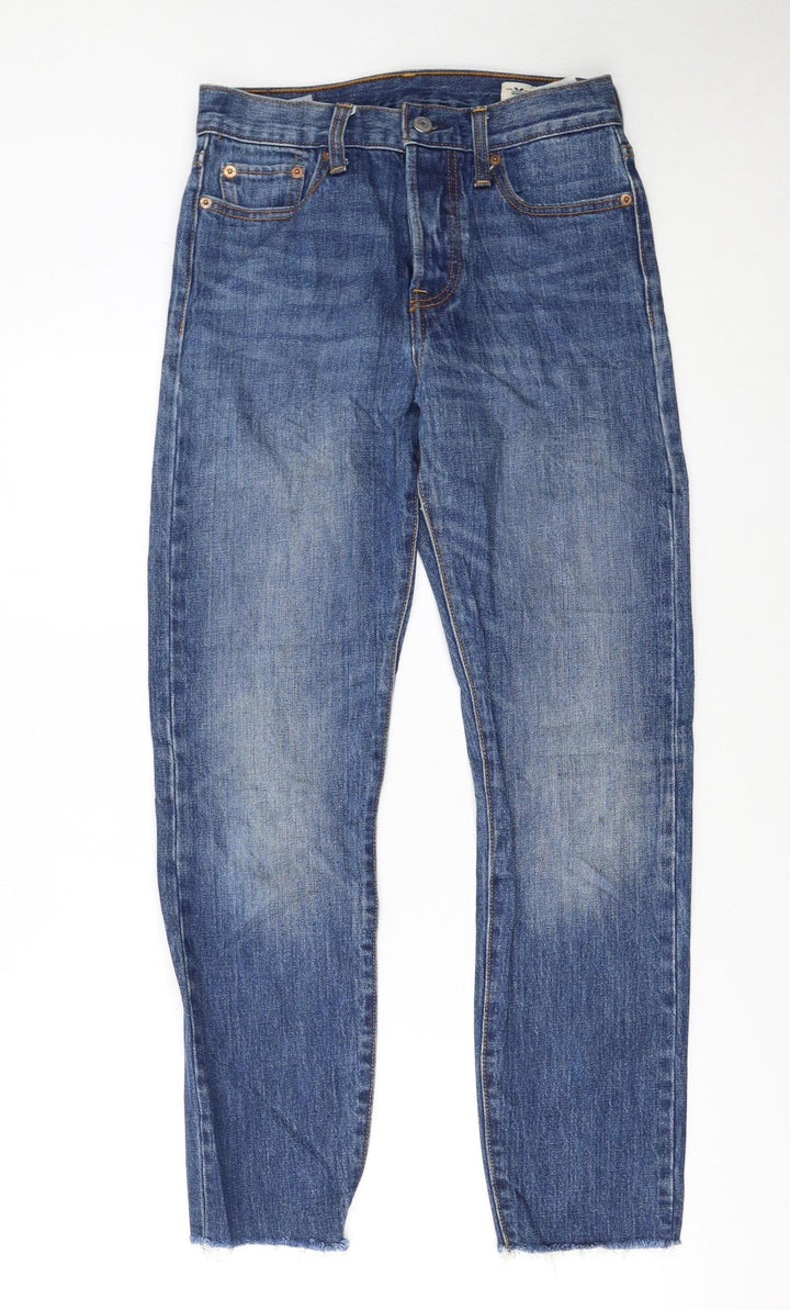Levi Strauss Women's Blue 26 Regular Straight Leg Denim Jeans