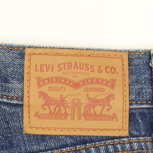 Levi Strauss Women's Blue 26 Regular Straight Leg Denim Jeans