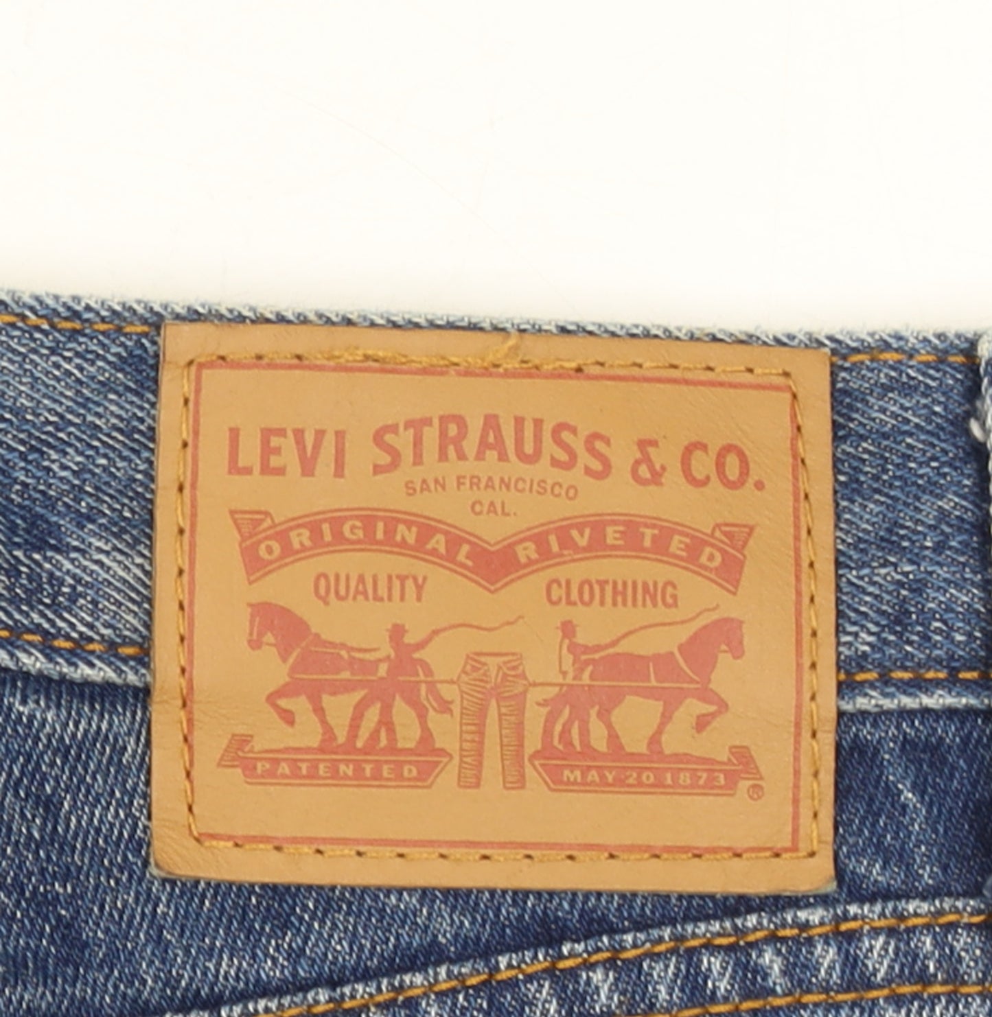 Levi Strauss Women's Blue 26 Regular Straight Leg Denim Jeans