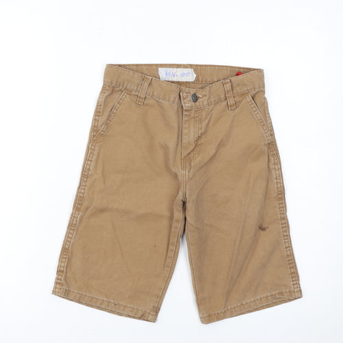 Wrangler Boys Beige Cargo Shorts 10 Years Regular Fit 100% Cotton