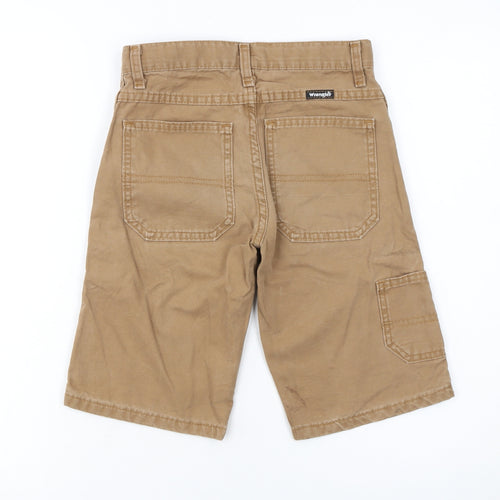 Wrangler Boys Beige Cargo Shorts 10 Years Regular Fit 100% Cotton