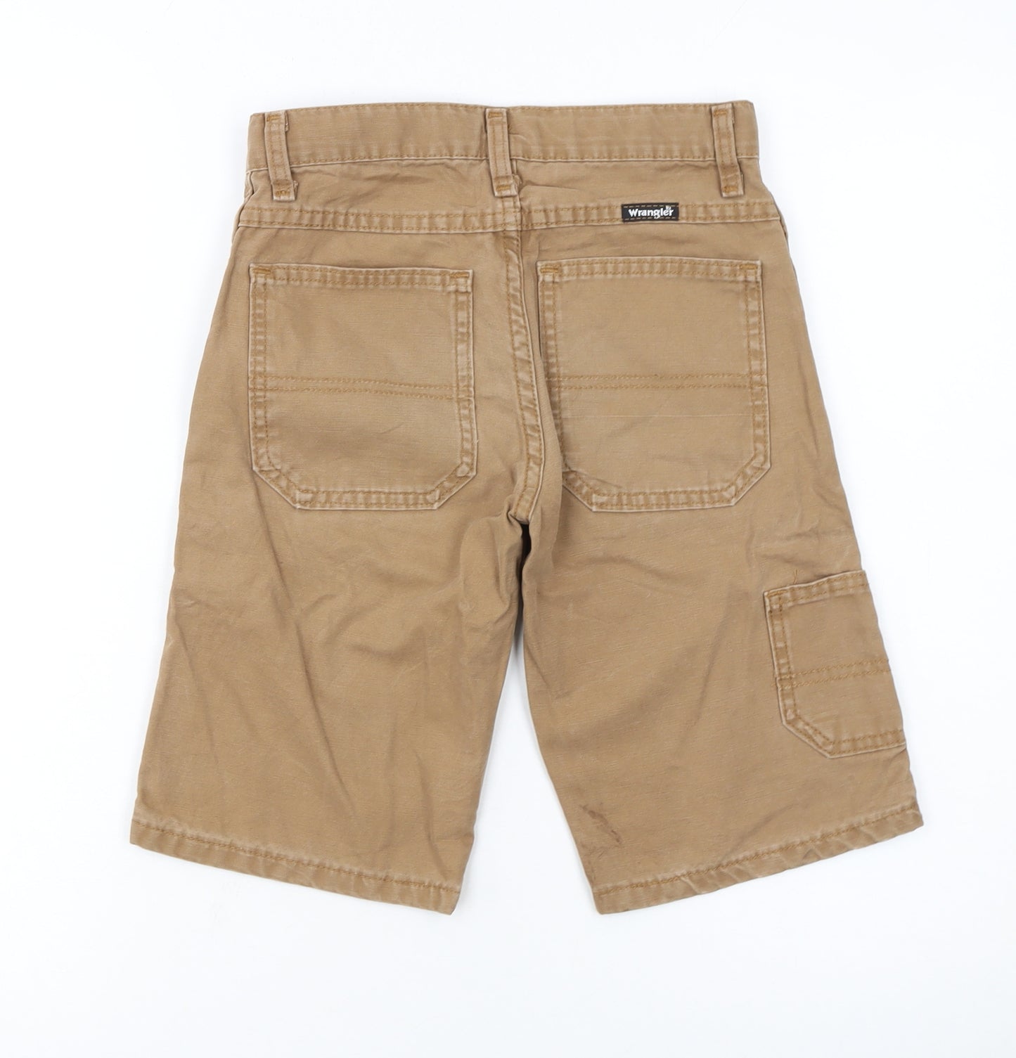 Wrangler Boys Beige Cargo Shorts 10 Years Regular Fit 100% Cotton