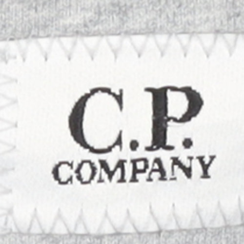 C.P. Company Men's Grey Cotton Pullover Sweatshirt M Regular Fit