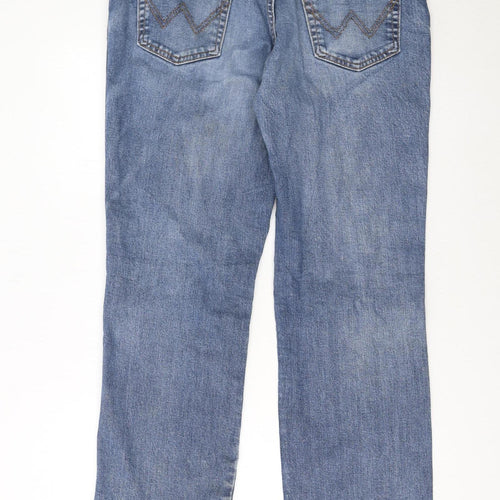 Wrangler Mens Blue Straight Denim Jeans W36 L30 Texas Stretch