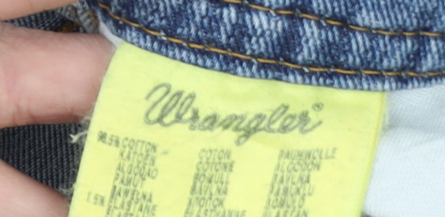Wrangler Mens Blue Straight Denim Jeans W36 L30 Texas Stretch