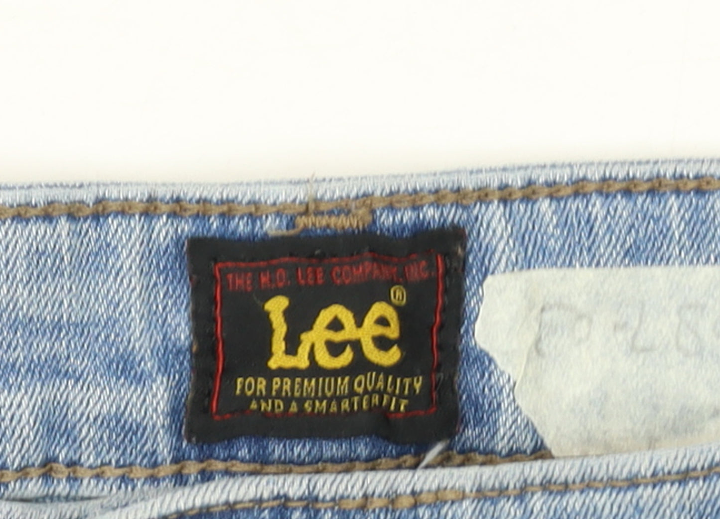 Lee Women's Blue Flared Denim Jeans Size 18 Petite Mid Rise