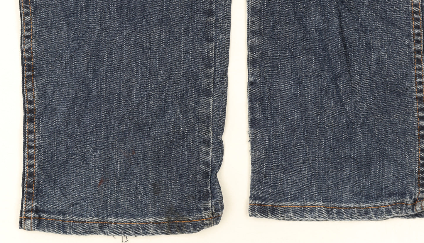 Wrangler Men's Blue Texas Stretch Straight Jeans W33 L32