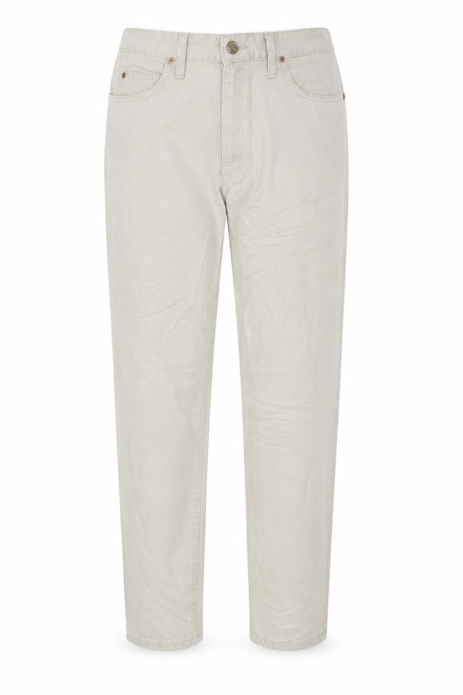 Lee Womens Beige High Rise Virginia Straight Fit Jeans Size 14