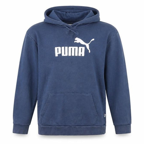 Puma Men Blue XS Pullover Hoodie Sports Fleece Sweatshirt