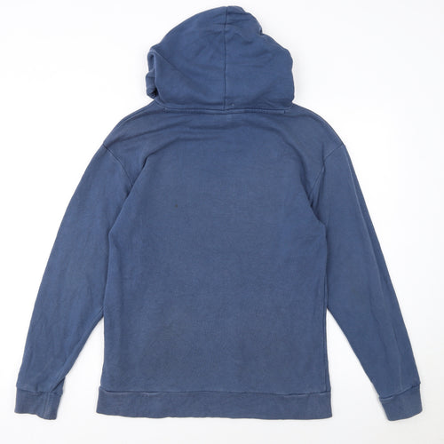 Puma Men Blue XS Pullover Hoodie Sports Fleece Sweatshirt