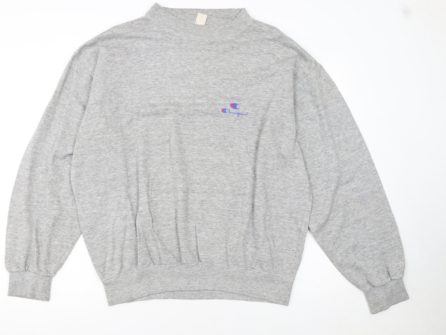 Champion Men's Grey XL Pullover Sweatshirt Logo Vintage